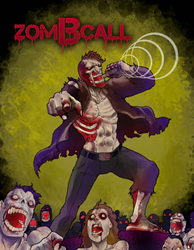 zomBcall zombie sounds toy t-shirt 2nd t-shirt design