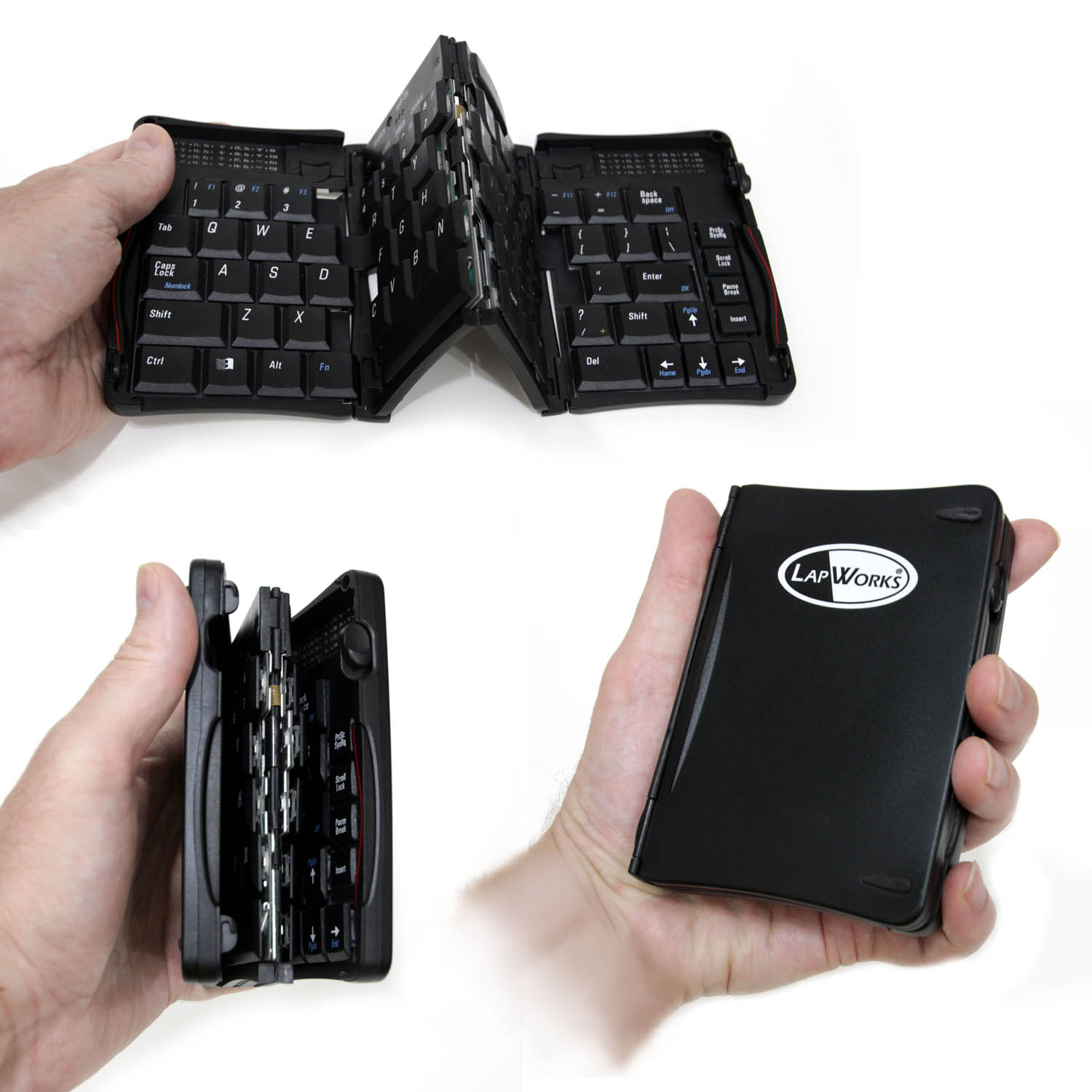 New From LapWorks, A Pocket Keyboard for iPads & Tablets Unfolds to