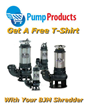 Pump Products Will Send You a T-Shirt with Every BJM Shredder Pump...