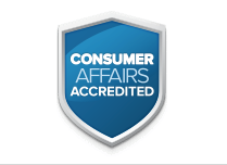 Picture of Logo on Easy Rest Adjustable Beds Consumeraffairs.com signaling that Easy Rest is a Consumer Affairs Accredited Company.