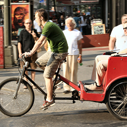 Novelty transportation is popular with tourists around the world.