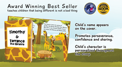 Terrance the Giraffe Personalized Children's Book