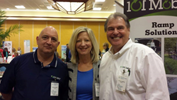 Dennis Clouser, owner of 101 Mobility Tampa, Melanie Sweet, owner of 101 Mobility West Palm Beach, and Chuck Vollmer, owner of 101 Mobility Sarasota