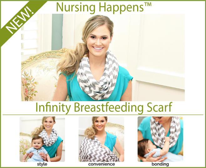 nursing happens infinity scarf