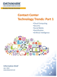 DATAMARK Paper Highlights Tech Trends Impacting the Call/Contact...