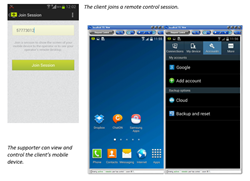 Enhanced remote support for mobile devices
