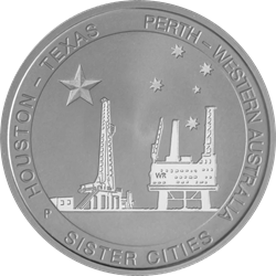 Houston-Perth Sister Cities Coin
