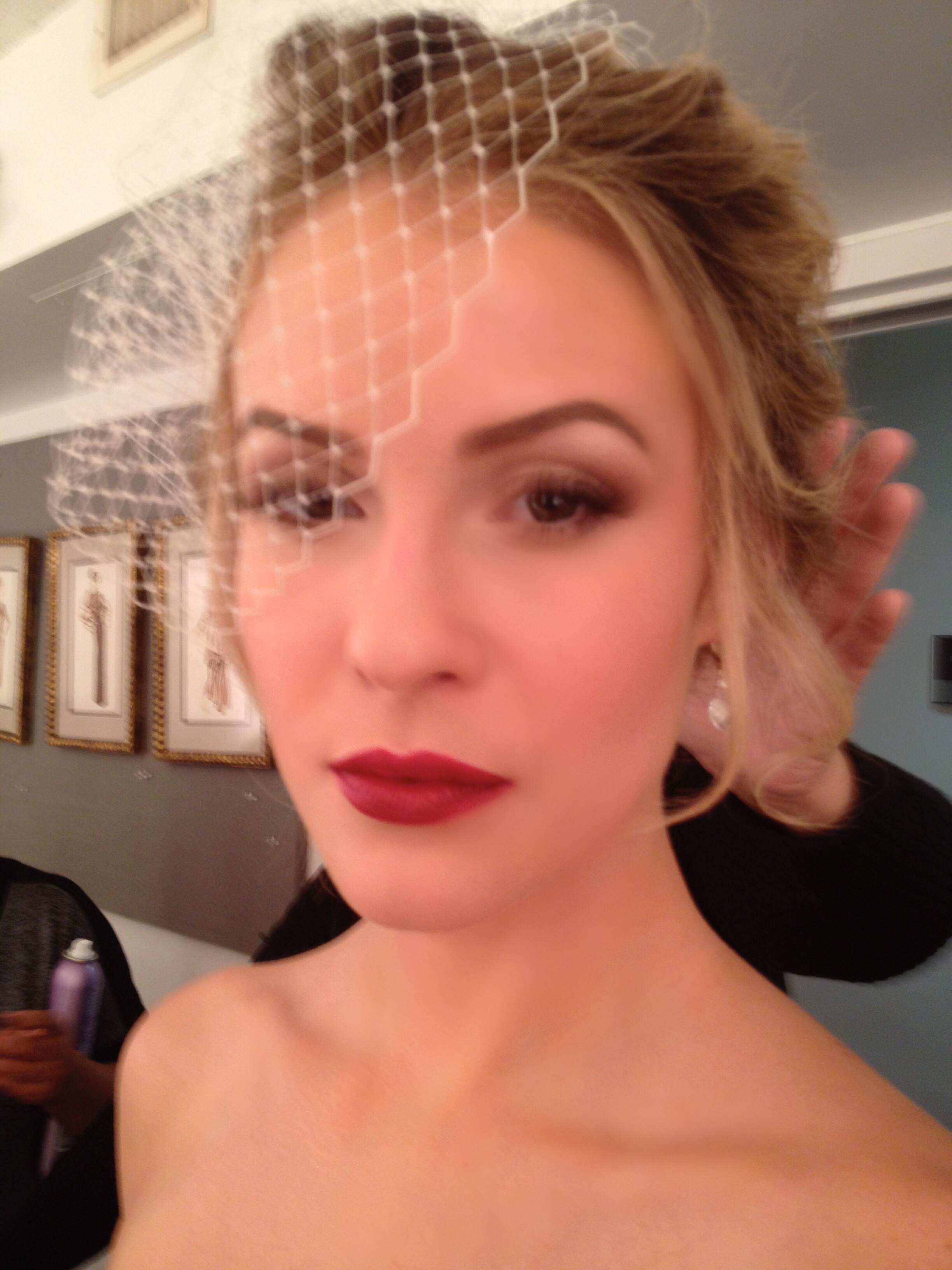 Behind the scenes of Linsey Godfrey&#39;s winning wedding lookMakeup design created and executed by Allyson Carey; featured on 2014 Emmy submission reel ... - LINS-R