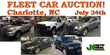 Charlotte, NC, Public Auction, Thursday, July 24th, 2014, Selling...
