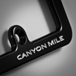 Canyon Mile Introduces Billet Aluminum License Plate Frames