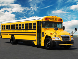435 Blue Bird Propane Vision buses, equipped with ROUSH CleanTech's propane autogas fuel systems support Omaha’s “Green Schools Initiative.”