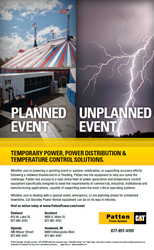 Patten Power Systems Provides Temporary Power, Power Distribution and Temperature Control Solutions
