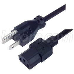 N5-15 to C13 LSZH Power Cords 14AWG UL Listed