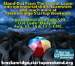 Turn Your Fresh Idea Into Action at Breckenridge Startup Weekend Aug....