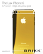 Lux iPhone 6 by Brikk in Gold or Platinum with Diamonds