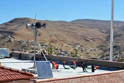 Alerting Unit at ATI's Flash-Flood Warning System in Petra