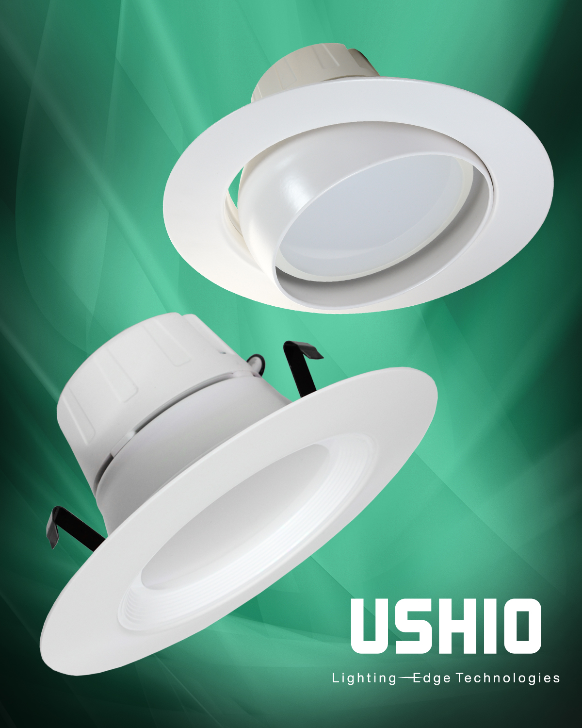 USHIO America Introduces Uphoria™ LED Downlight Retrofit Kits