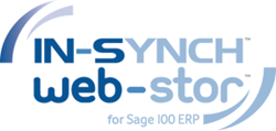 IN-SYNCH Web-Stor logo