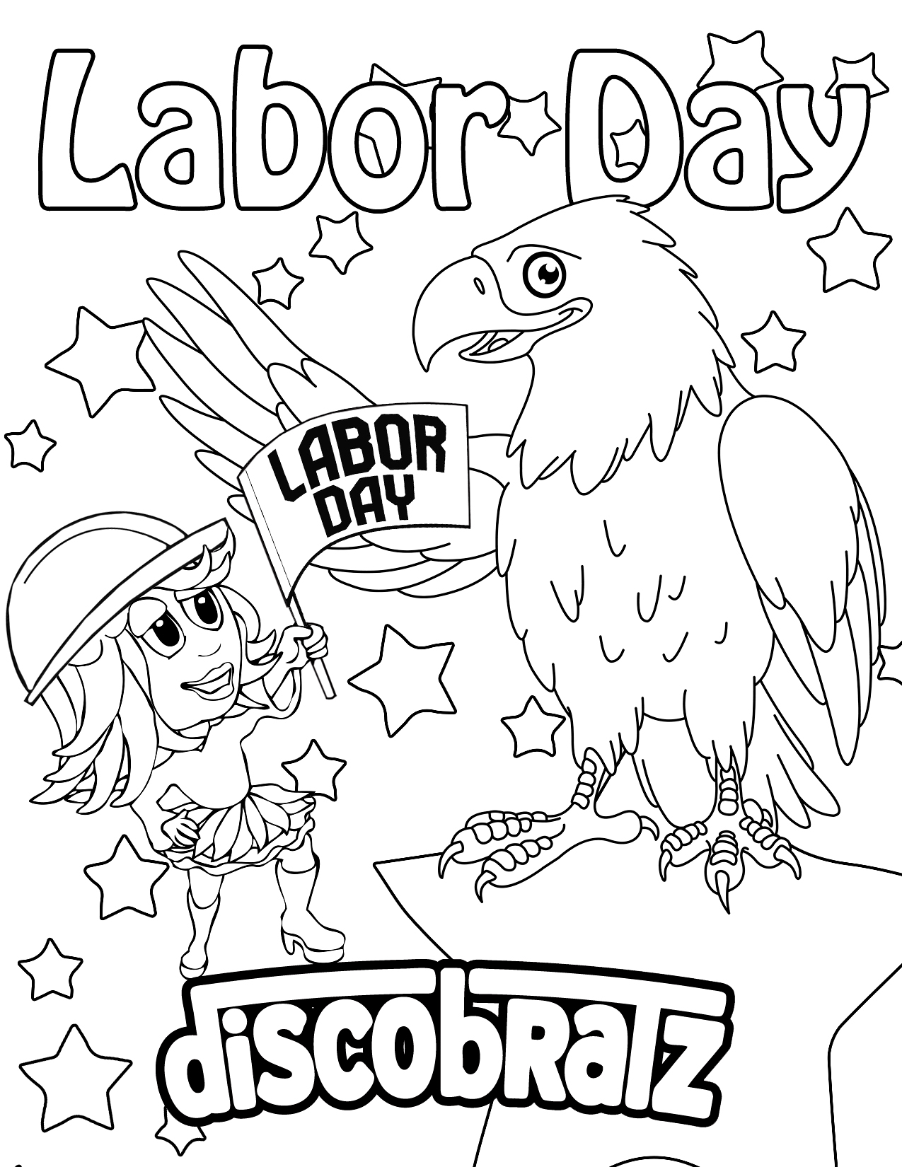 labor day on line coloring pages - photo #4
