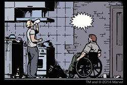 Scene from Hawkeye #19
