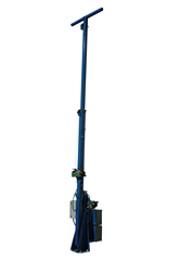Telescoping Light Mast with 360° Rotating Capabilities and Two Electric Winches for Operation