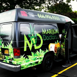 marijuana doctors marketing van
