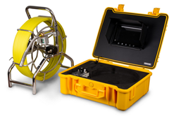 Inspection system for exploring ducts, pipelines, mains and sewers