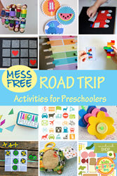 mess free car activities