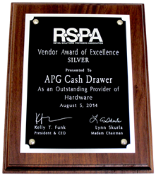 APG Receives Silver Award of Excellence for Outstanding Hardware Provider