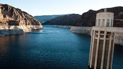 Lake Mead behind Hoover Dam
