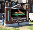 Vizual Express Installs A Monumental LED Sign For Emanuel Lutheran...