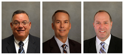 Howard B. Vreeland, Chairman and CEO; Darin Lyon, Executive Vice President; and Drew Elisius, Executive Vice President (left to right).
