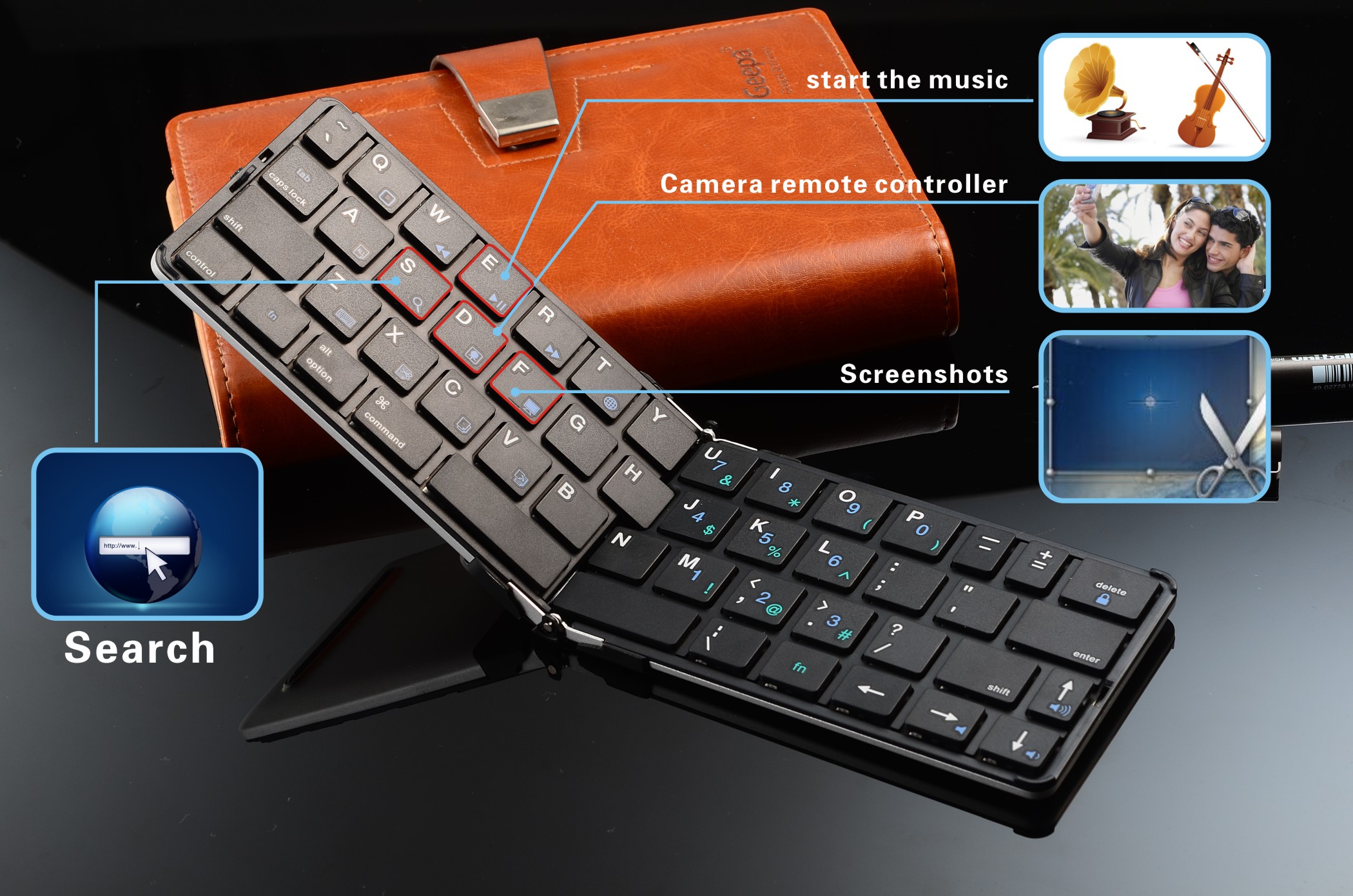 Flyshark Team Announces a New Concept in Folding Keyboard Technology