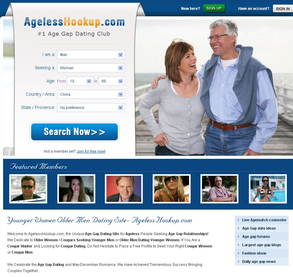 Older Men Younger Women Dating Site Announces That 