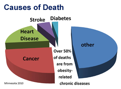 obesity food fast causes deaths leading death disease prweb america diseases statistics chronic related these tischler victims scott unveils fight