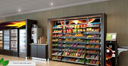Micro markets and contemporary cafes powered by digital menu boards