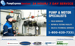 Pump Express Services 24 Hour/ 7 Day Service Call 1-800-620-7331