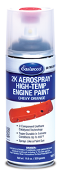 Chevy Orange 2K AeroSpray Ceramic Engine Paint