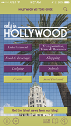 Hollywood Visitors Guide iPhone app