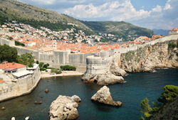 View from Lovrijenac Fortress, often called "Dubrovnik's Gibraltar"
