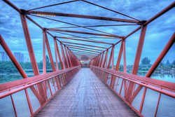 Bridge at Punggol Waterway, Singapore. CREDIT: Joshua Wong (CC)
