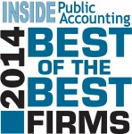 INSIDE Public Accounting (IPA) has named the top 50 Best of the Best Firms in the U.S.