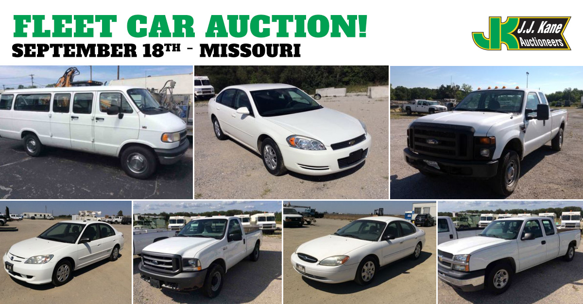St. Louis, Public Auction Thursday, September 18th, 2014, selling fleet