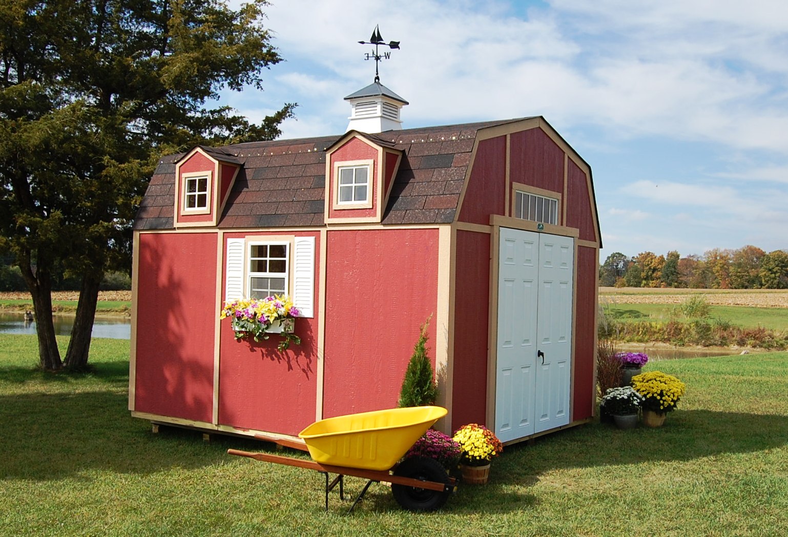 ... to the DIY Market with a Timesaving Innovative Panelized Wood Shed Kit