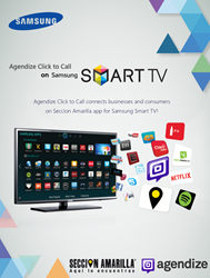 Agendize Click to Call on Seccion Amarilla app for Samsung Smart TV