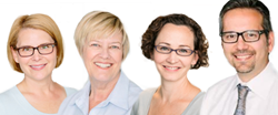Paula Anderson, Janice Copeland, Kelly Gray, Dr Jason Hitkari