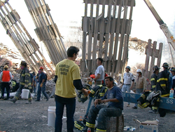 Scientology Volunteer Ministers provided physical and spiritual help to the rescue workers at Ground Zero who worked around the clock after the terror attack.
