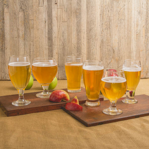 libbey hard cider glass