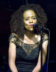 Paula West performs for the Kanbar Center at the Osher Marin JCC in San Rafael on 10/10/15. marinjcc.org/jazz