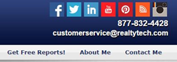 RealtyTech recently added social media icons in the Site Settings menu of their Agent123 Websites.